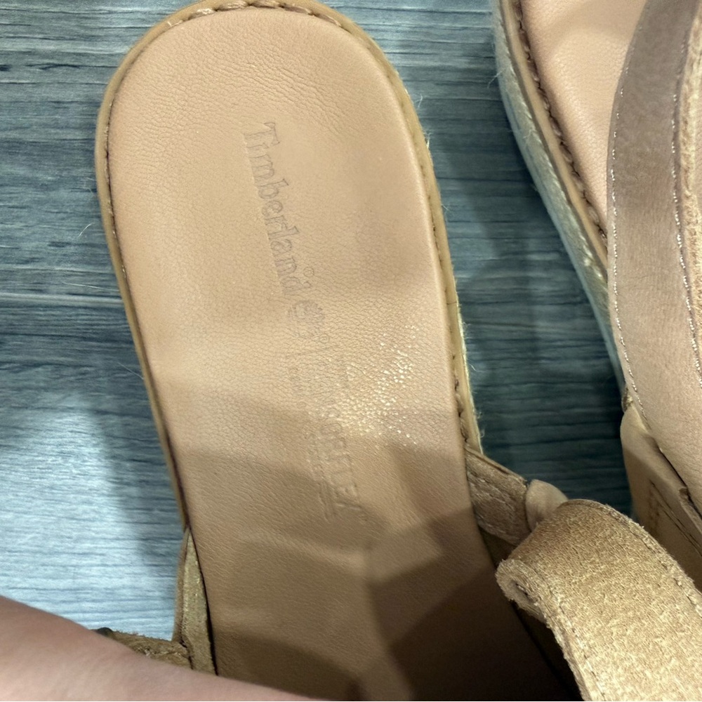 Timberland Tan Open-Toe Slingback Sandals - Picture 6 of 6